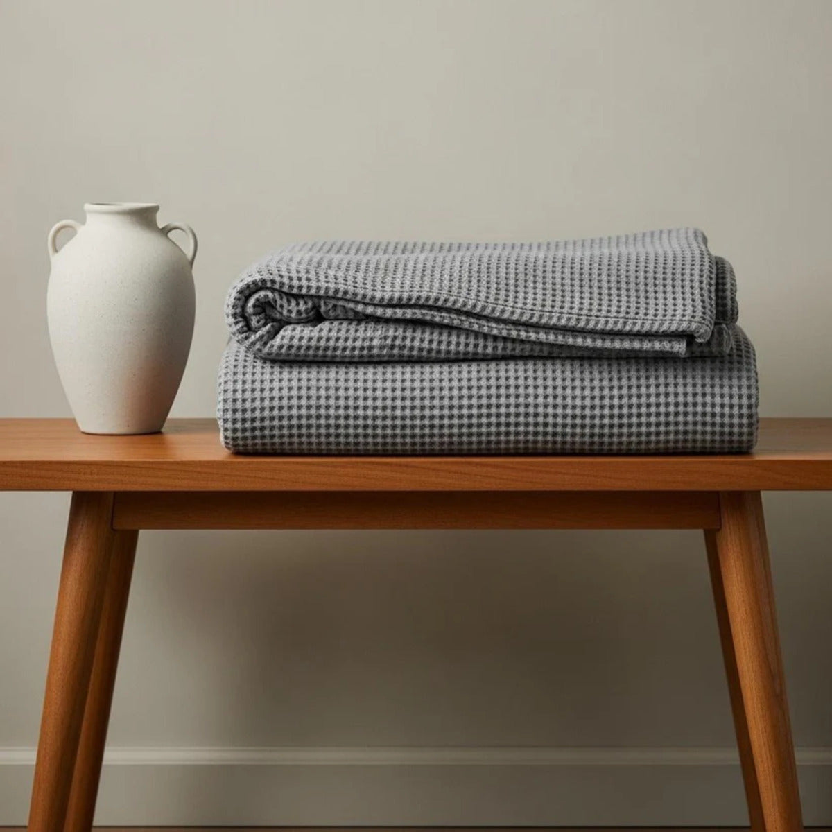 Snoozr Waffle Blanket – Ultra Soft & Breathable