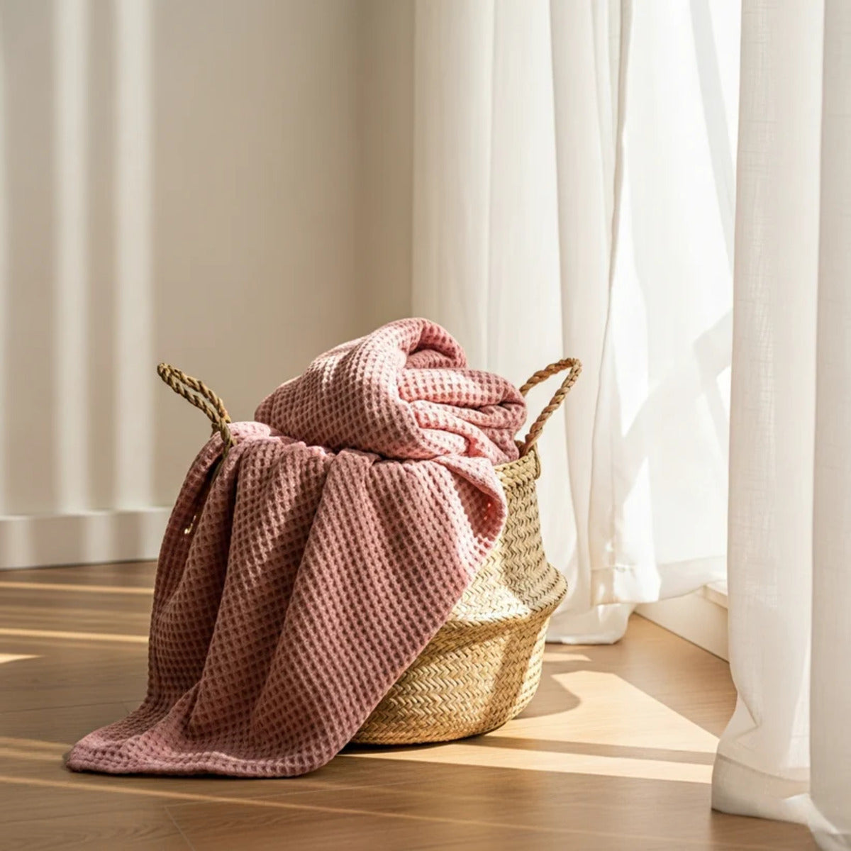 Snoozr Waffle Blanket – Ultra Soft & Breathable